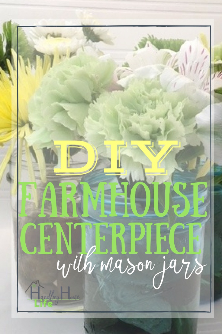 DIY Mason Jar Flower Arrangement