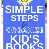 how to organize kids books