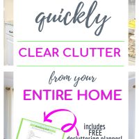 clutter free home