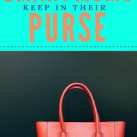 organizing mom purse essentials
