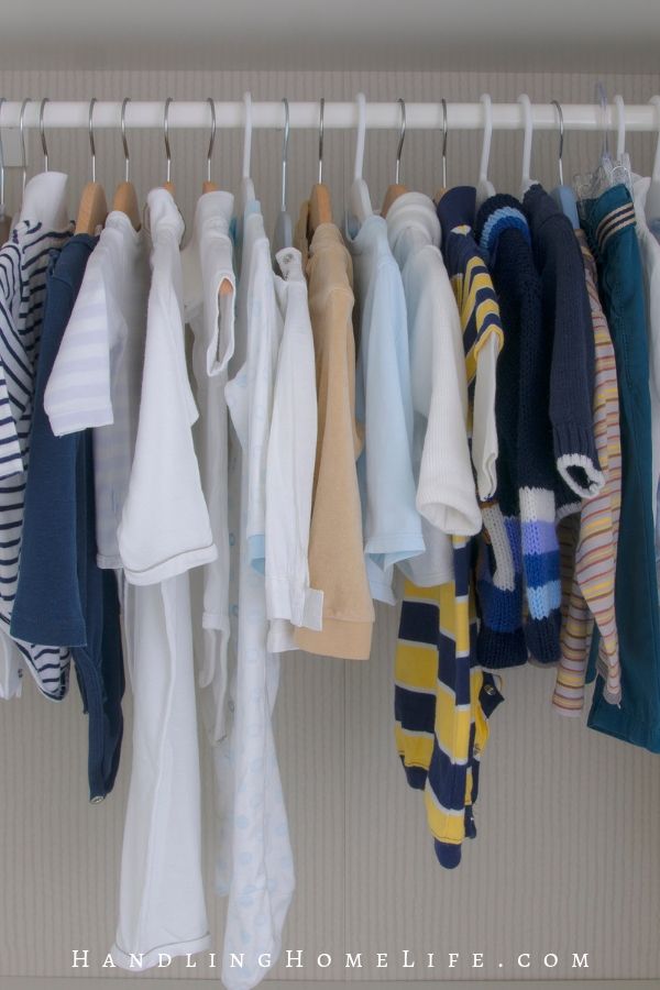 closet organization for kids