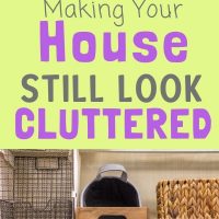 declutter and organize your home