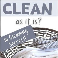 house cleaning secrets