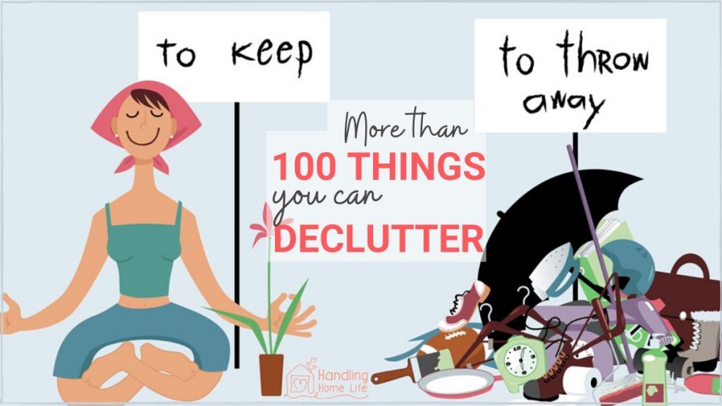 decluttering your house